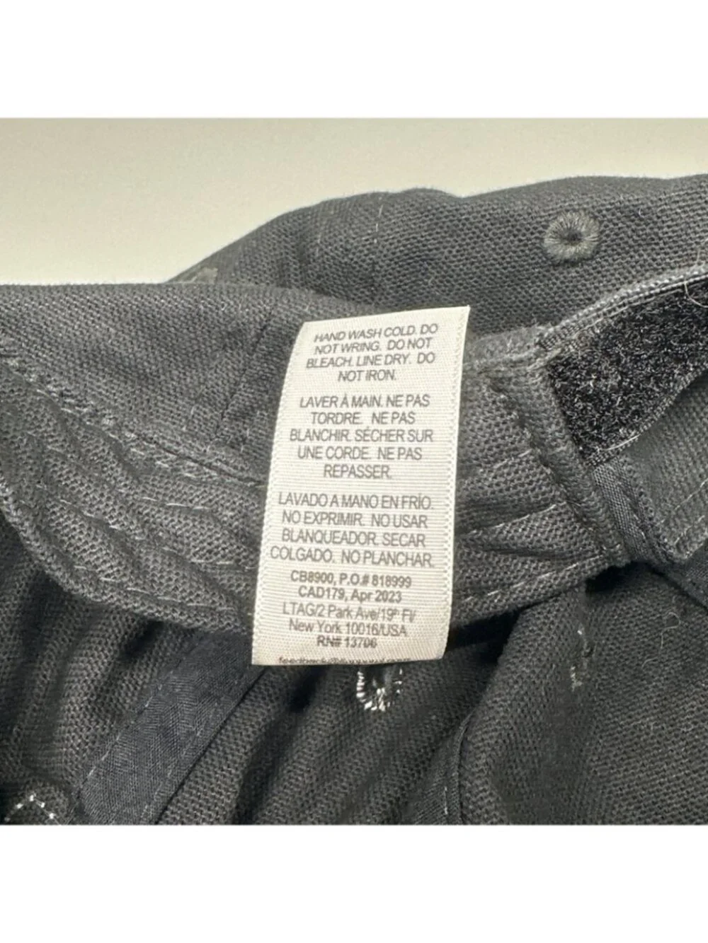 Carhartt black baseball